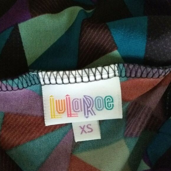 Lularoe Azure geometric print skirt size XS NWT - Picture 7 of 12